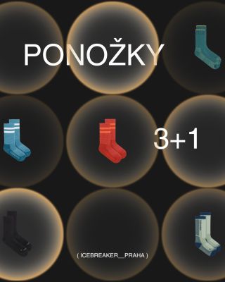 Ještě jsi to nestihl? Akce 3 + 1 zdarma na ponožky Icebreaker a Smartwool běží jen do 18. listopadu. Čtyři páry do košíku...